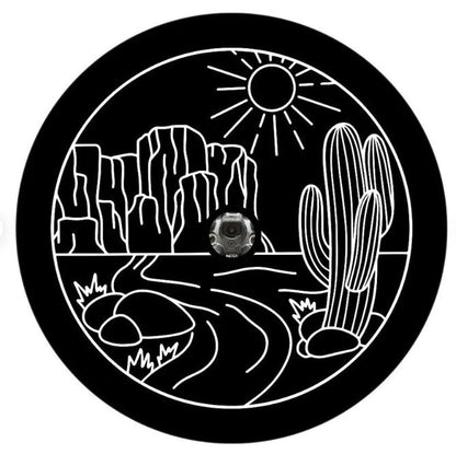 Hanging Out In The Desert Spare Tire Cover