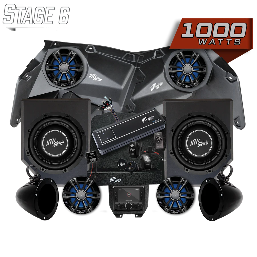 Can-Am® X3 Signature Series Stage 6 Stereo Kit | UTVS-X3-S6-S