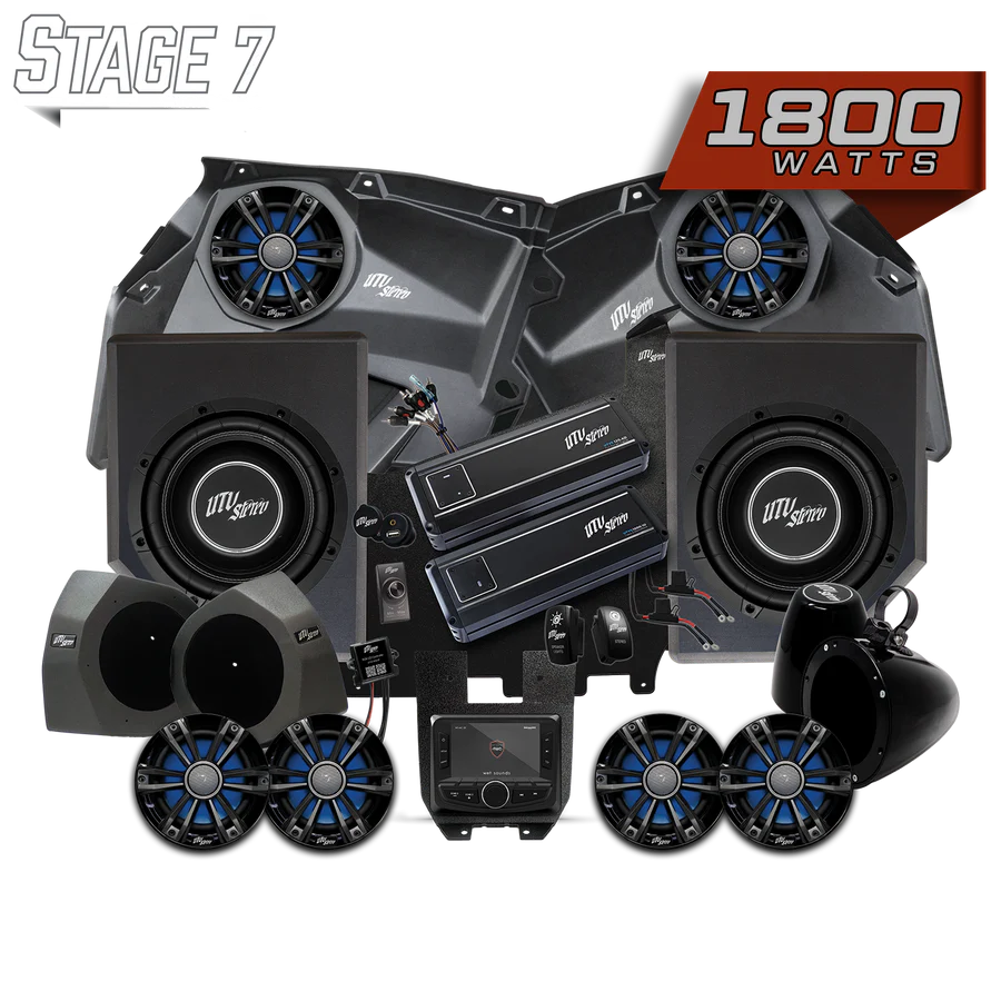 Can-Am® X3 Signature Series Stage 7 Stereo Kit | UTVS-X3-S7-S